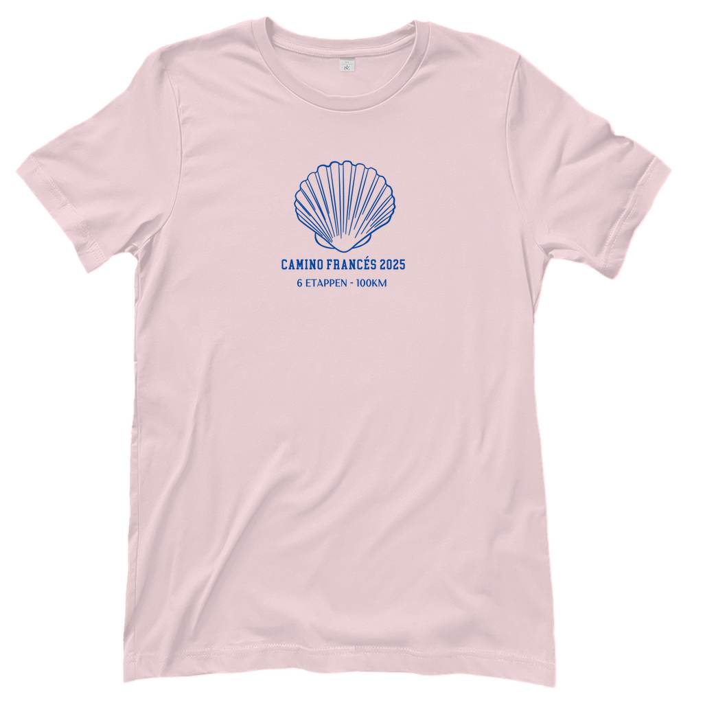 Personalisierbares Damen T-Shirt mit Deinem Jakobsweg