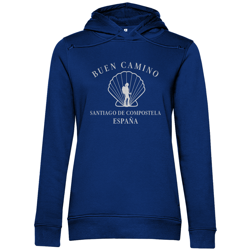 Damen Bio Premium Hoodie mit Pilgerin