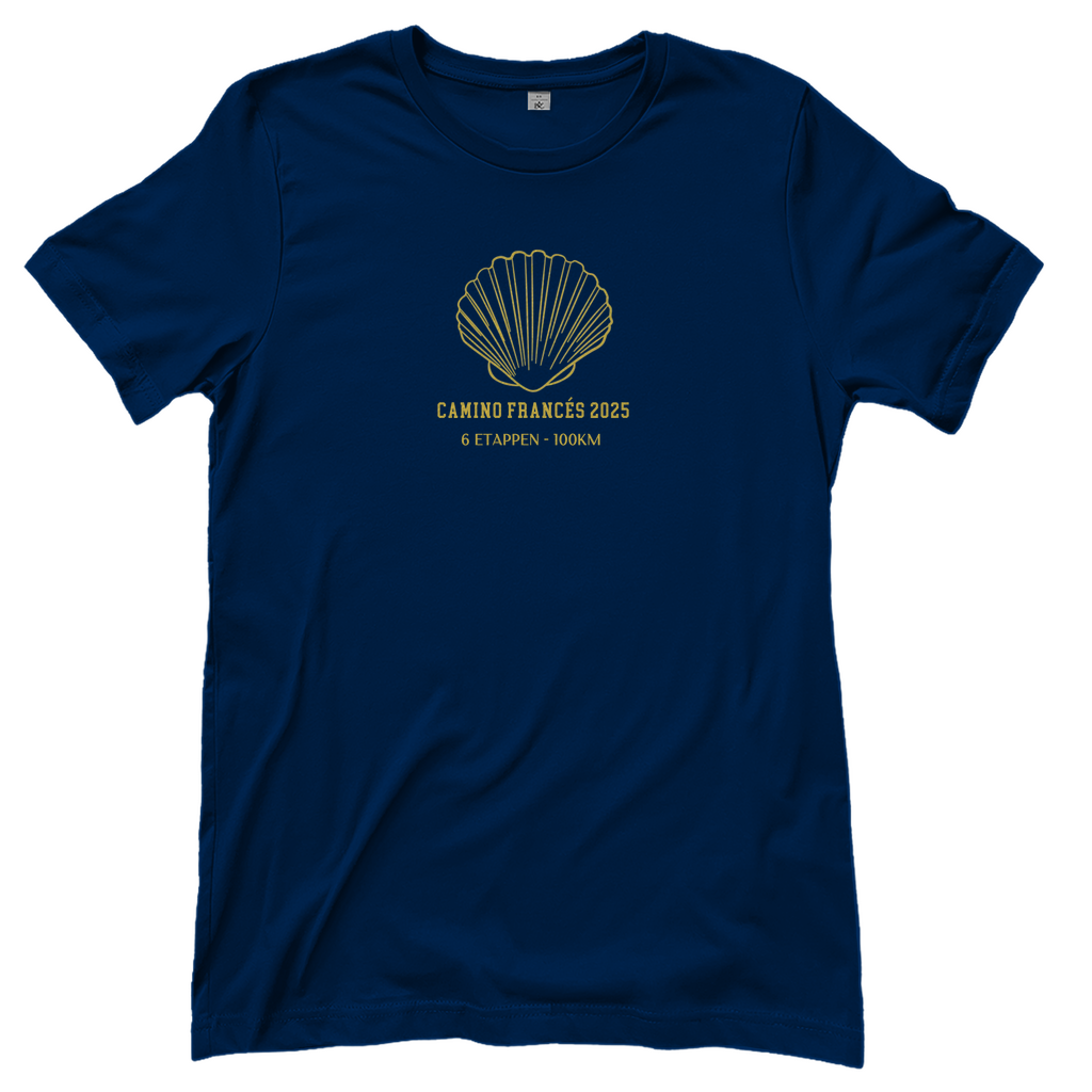 Personalisierbares Damen T-Shirt mit Deinem Jakobsweg