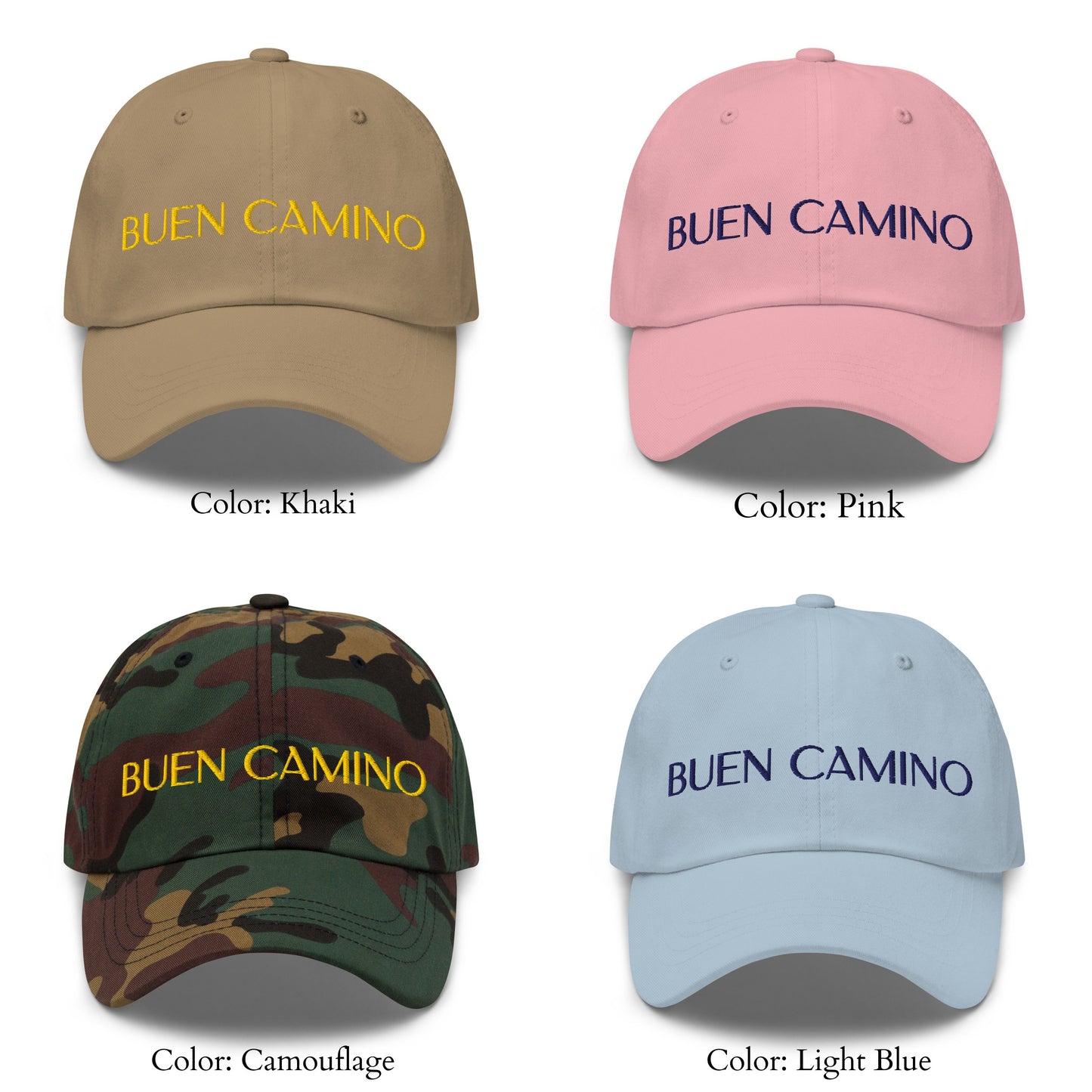 Bestickte Unisex Buen Camino Cap