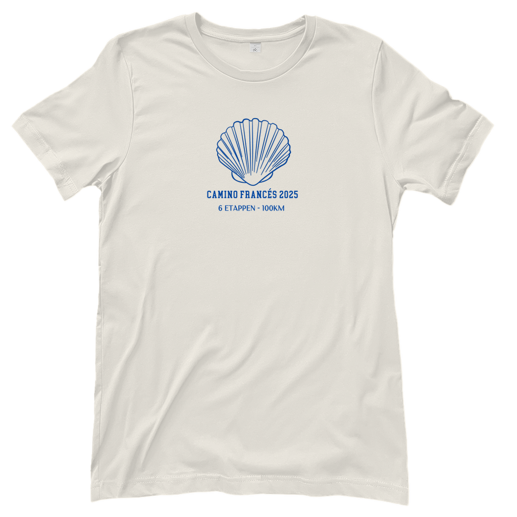 Personalisierbares Damen T-Shirt mit Deinem Jakobsweg