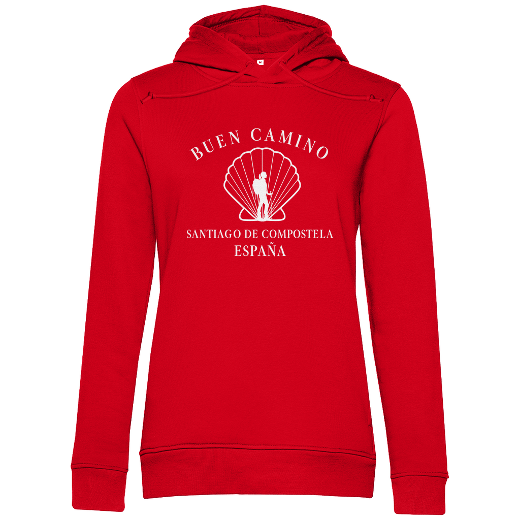 Damen Bio Premium Hoodie mit Pilgerin