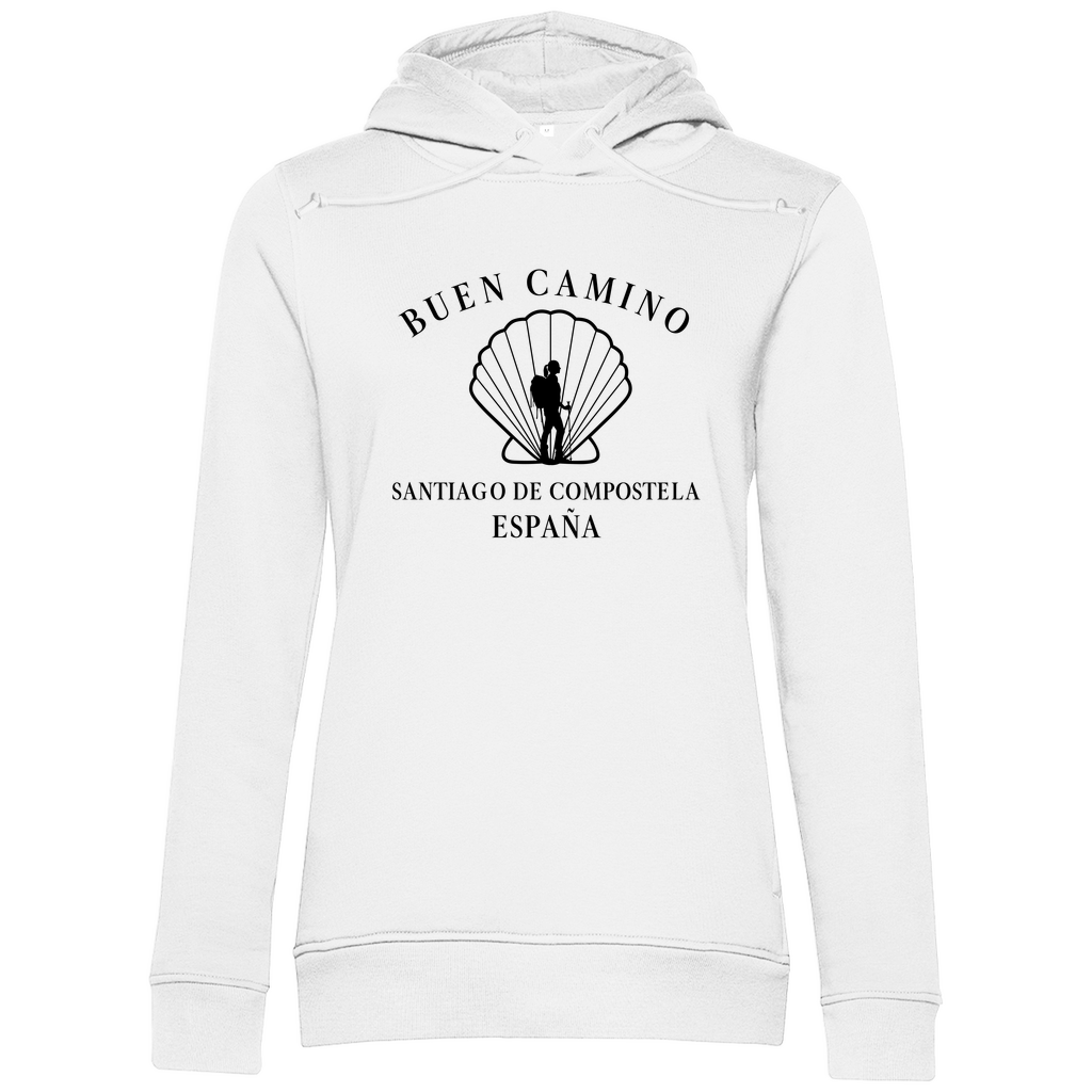 Damen Bio Premium Hoodie mit Pilgerin