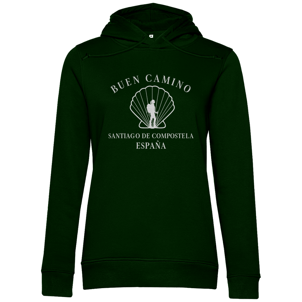 Damen Bio Premium Hoodie mit Pilgerin