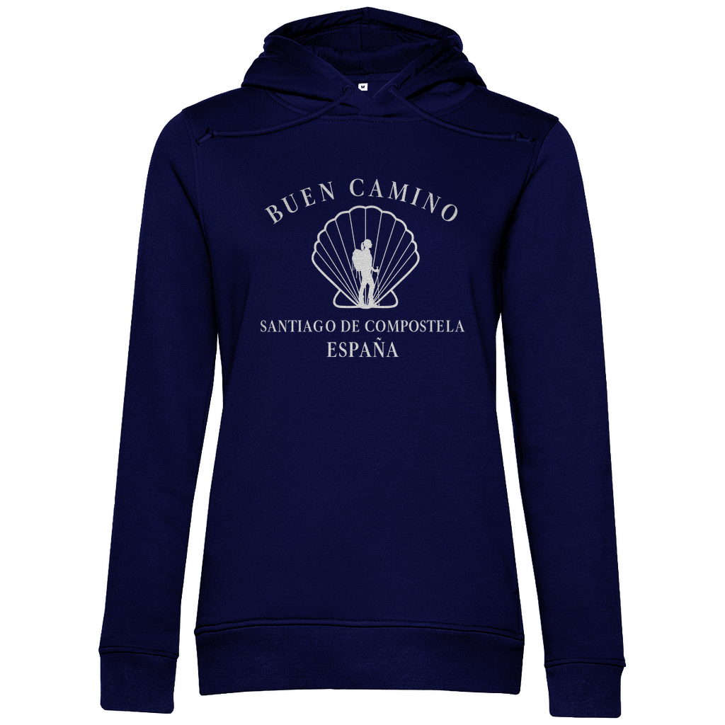 Damen Bio Premium Hoodie mit Pilgerin