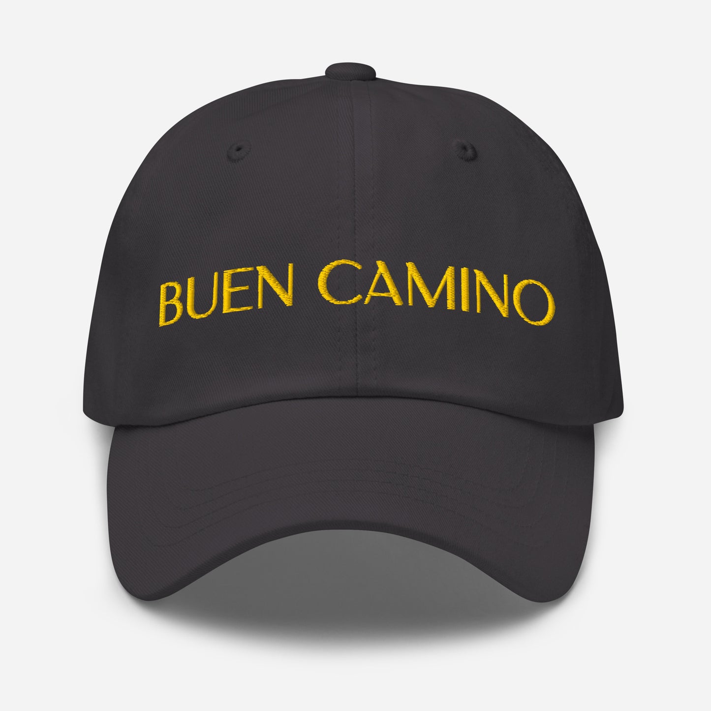 Bestickte Unisex Buen Camino Cap in dunkelgrau