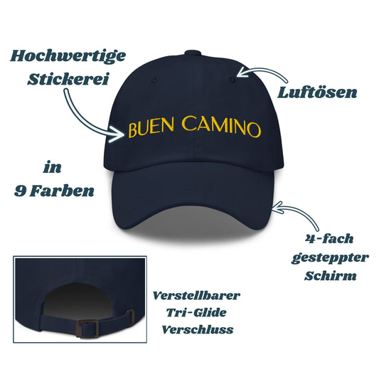 Bestickte Unisex Buen Camino Cap