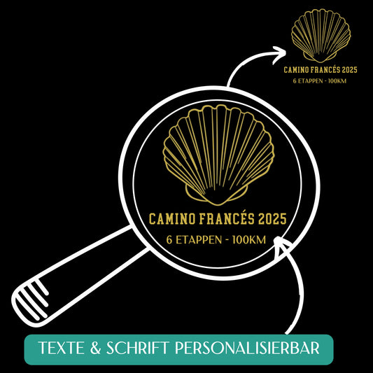 Personalisierbares Unisex Bio Premium T-Shirt mit Deinem Jakobsweg