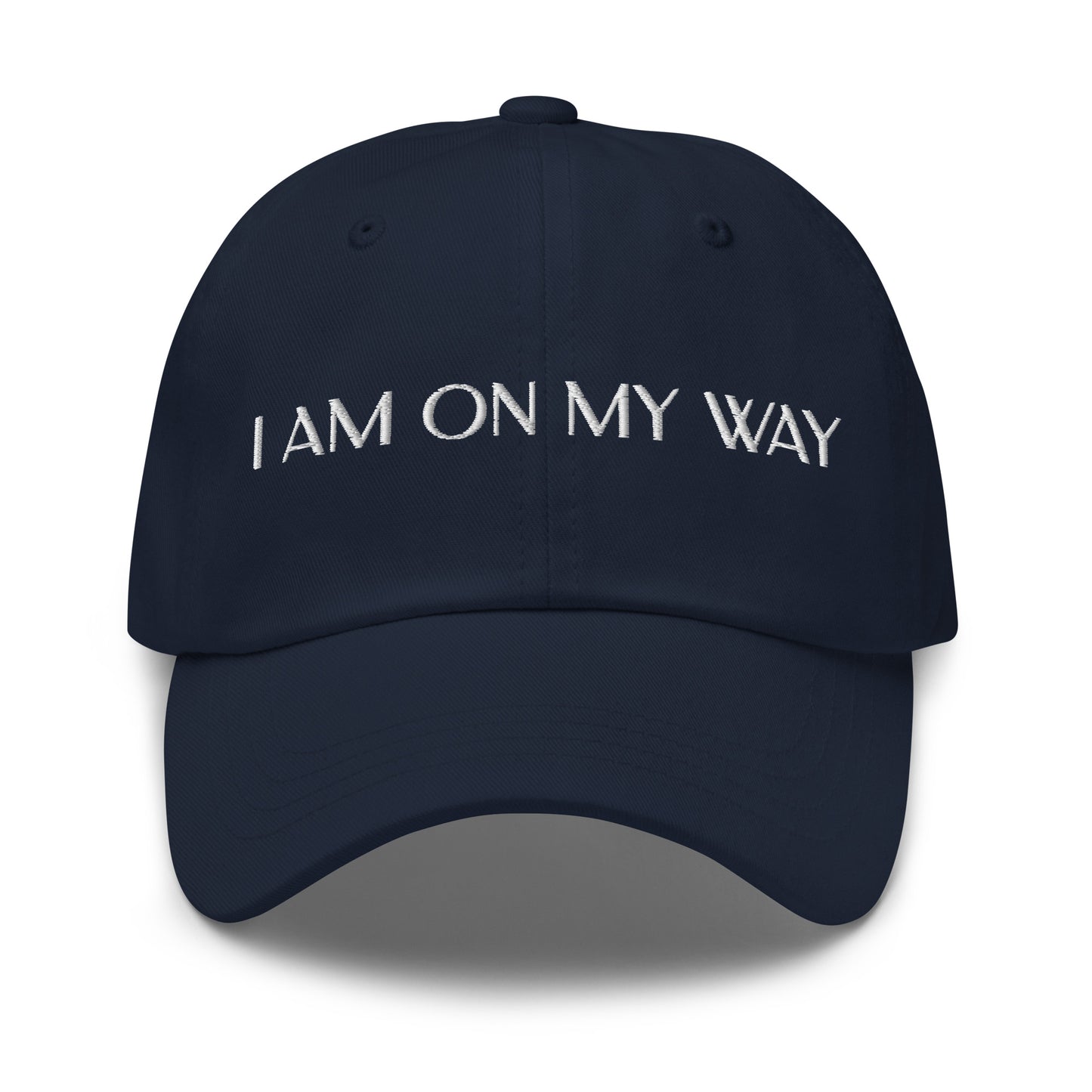 Bestickte Cap "I am on my way"