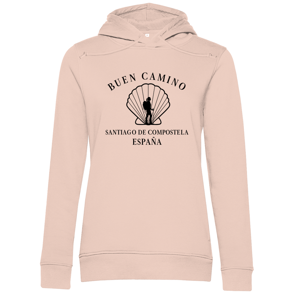 Damen Bio Premium Hoodie mit Pilgerin