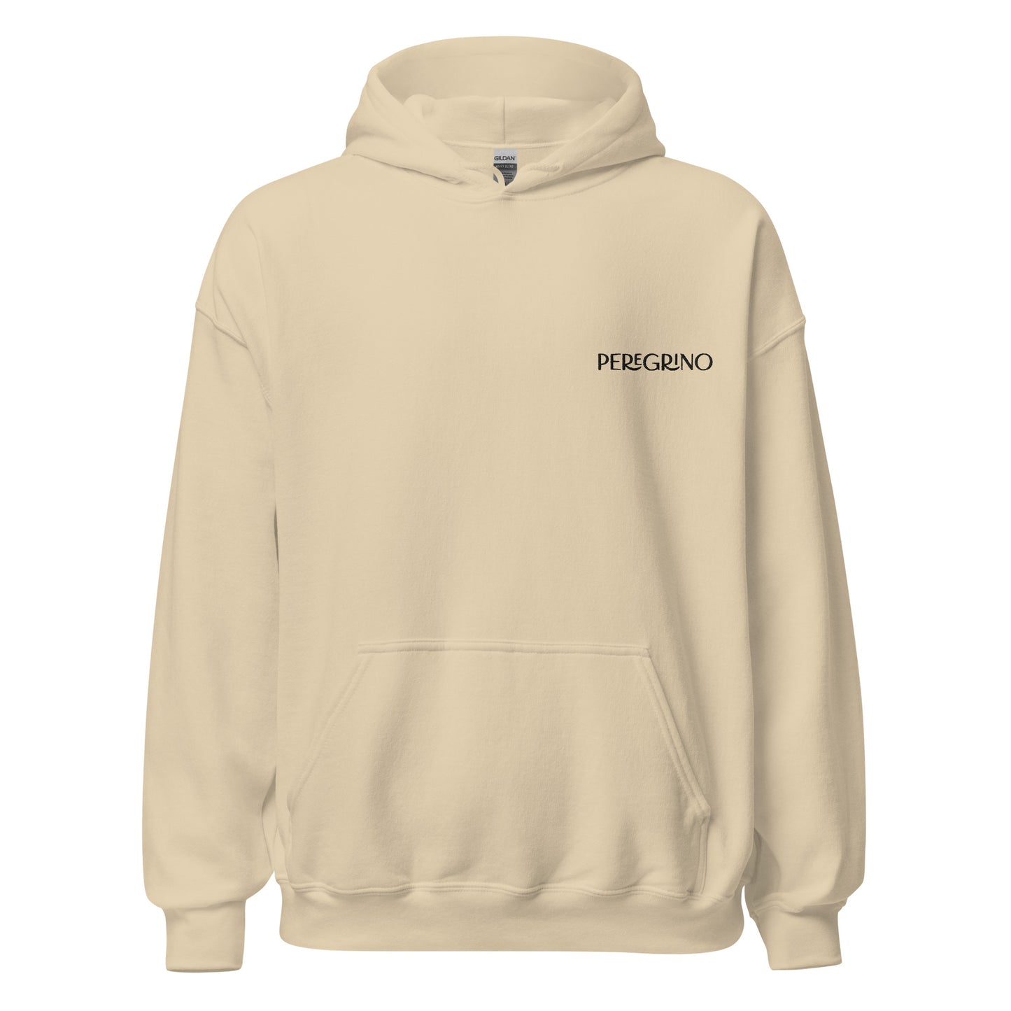 Gestickter Hoodie „Peregrino“ – Gesticktes Pilger-Design