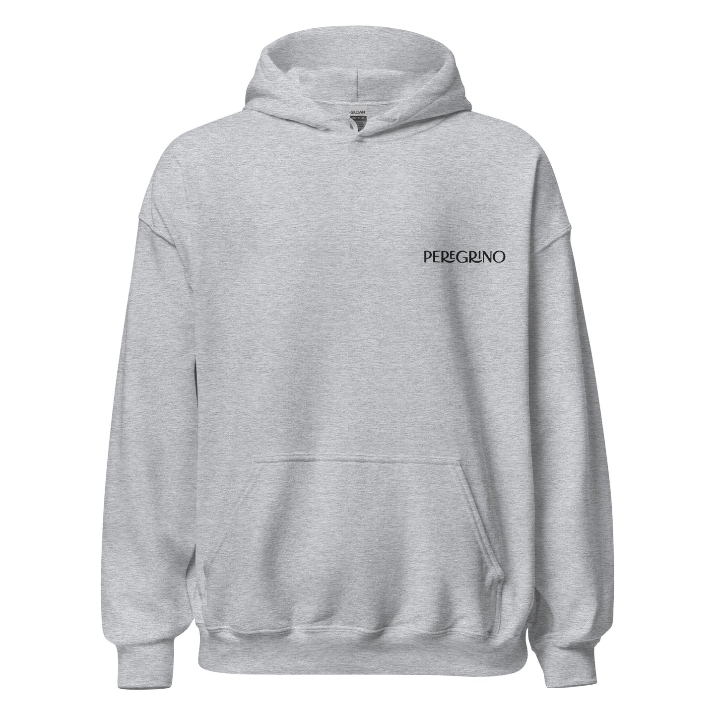 Gestickter Hoodie „Peregrino“ – Gesticktes Pilger-Design