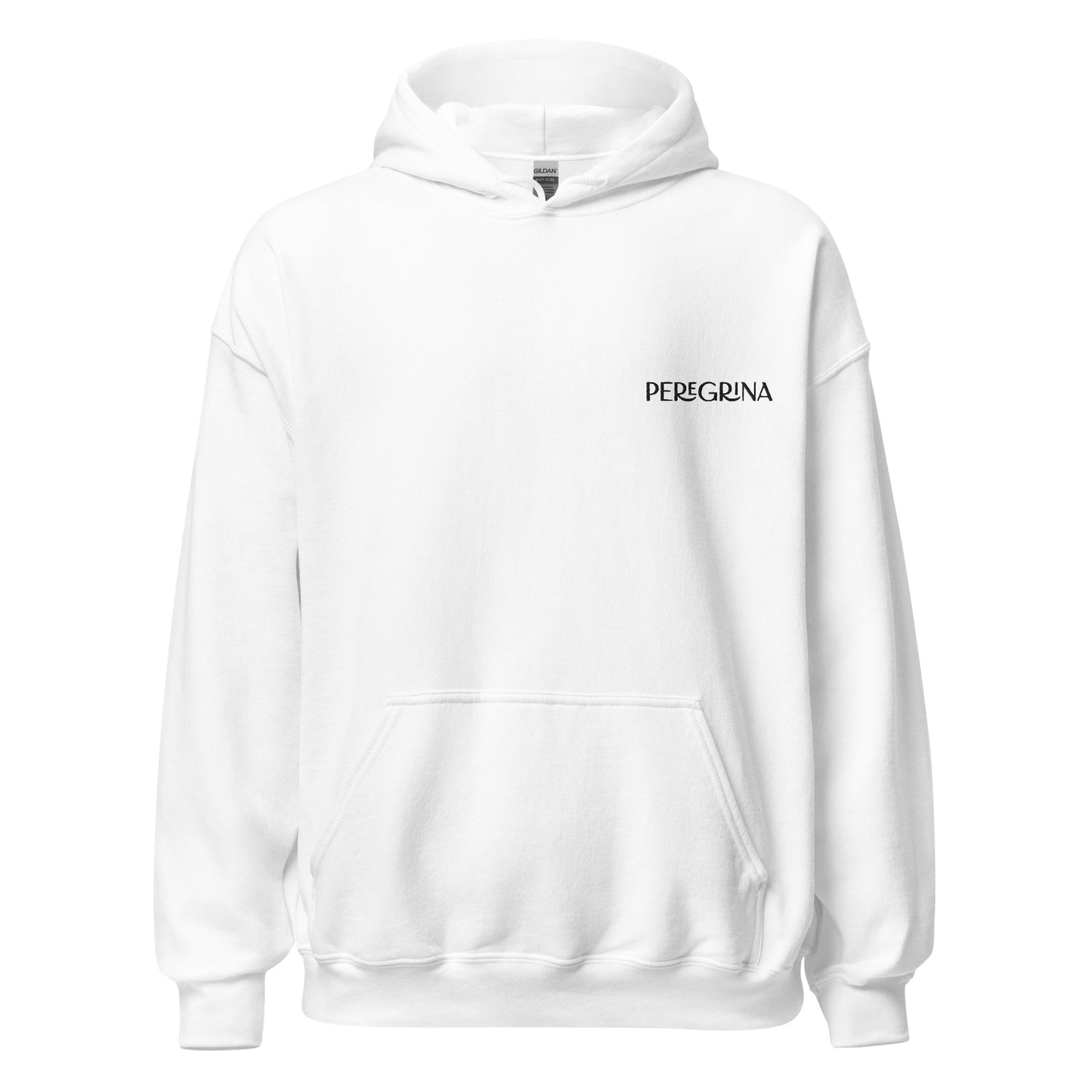Gestickter Hoodie „Peregrina“ – Gesticktes Pilger-Design