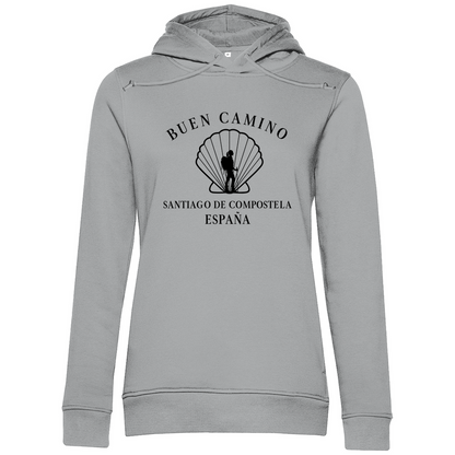 Damen Bio Premium Hoodie mit Pilgerin