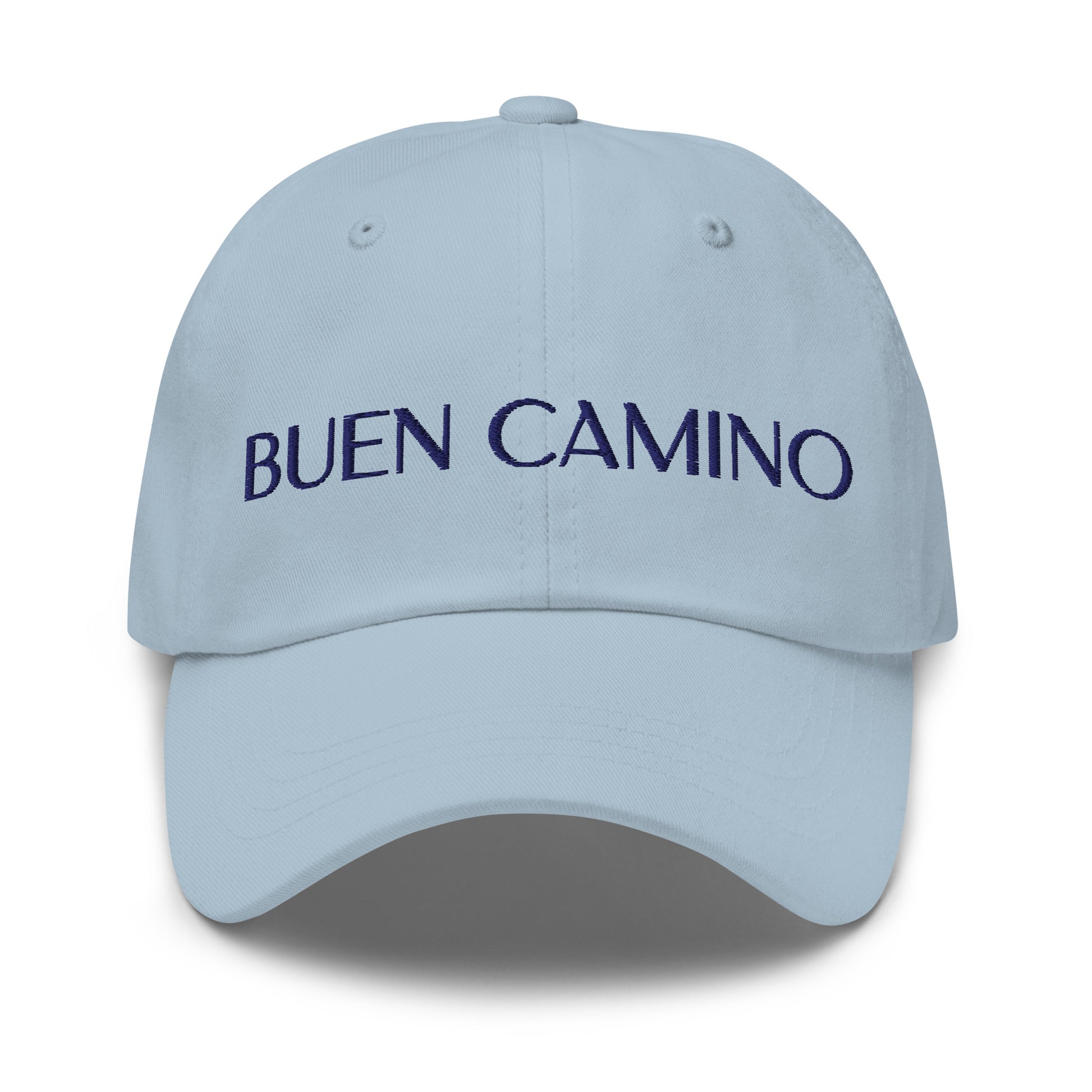 Bestickte Unisex Buen Camino Cap in hellblau