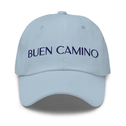 Bestickte Unisex Buen Camino Cap in hellblau