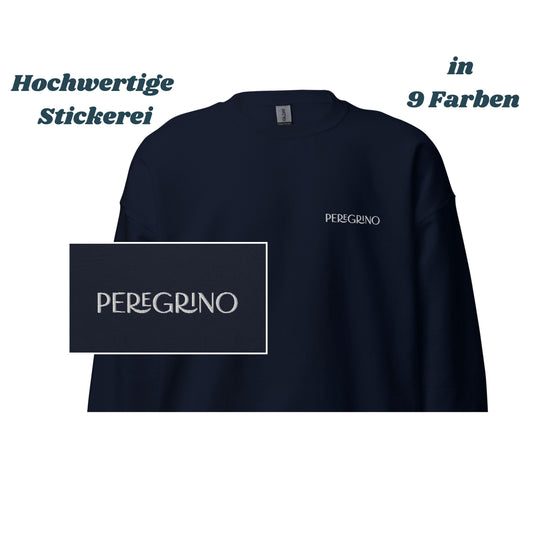 Gesticktes Sweatshirt „Peregrino“ – Gesticktes Pilger-Design
