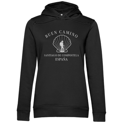 Damen Bio Premium Hoodie mit Pilgerin