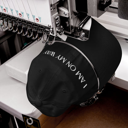 Bestickte Cap "I am on my way"