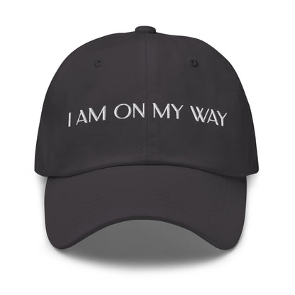 Bestickte Cap "I am on my way"
