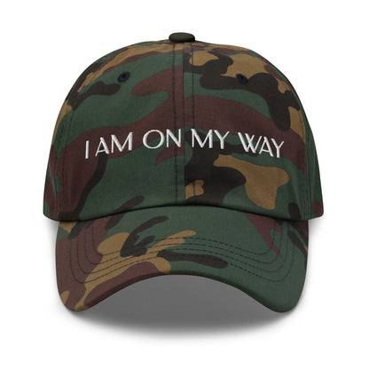 Bestickte Cap "I am on my way"