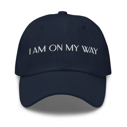 Bestickte Cap "I am on my way"