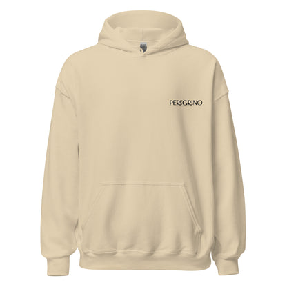 Gestickter Hoodie „Peregrino“ – Gesticktes Pilger-Design