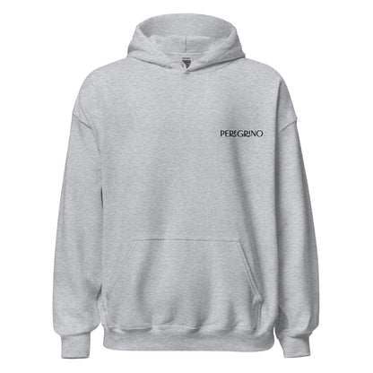 Gestickter Hoodie „Peregrino“ – Gesticktes Pilger-Design